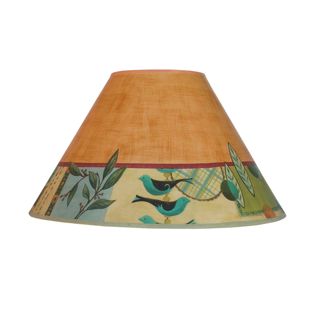 Janna Ugone & Co Lamp Shades Medium Conical Lamp Shade in New Capri Spice