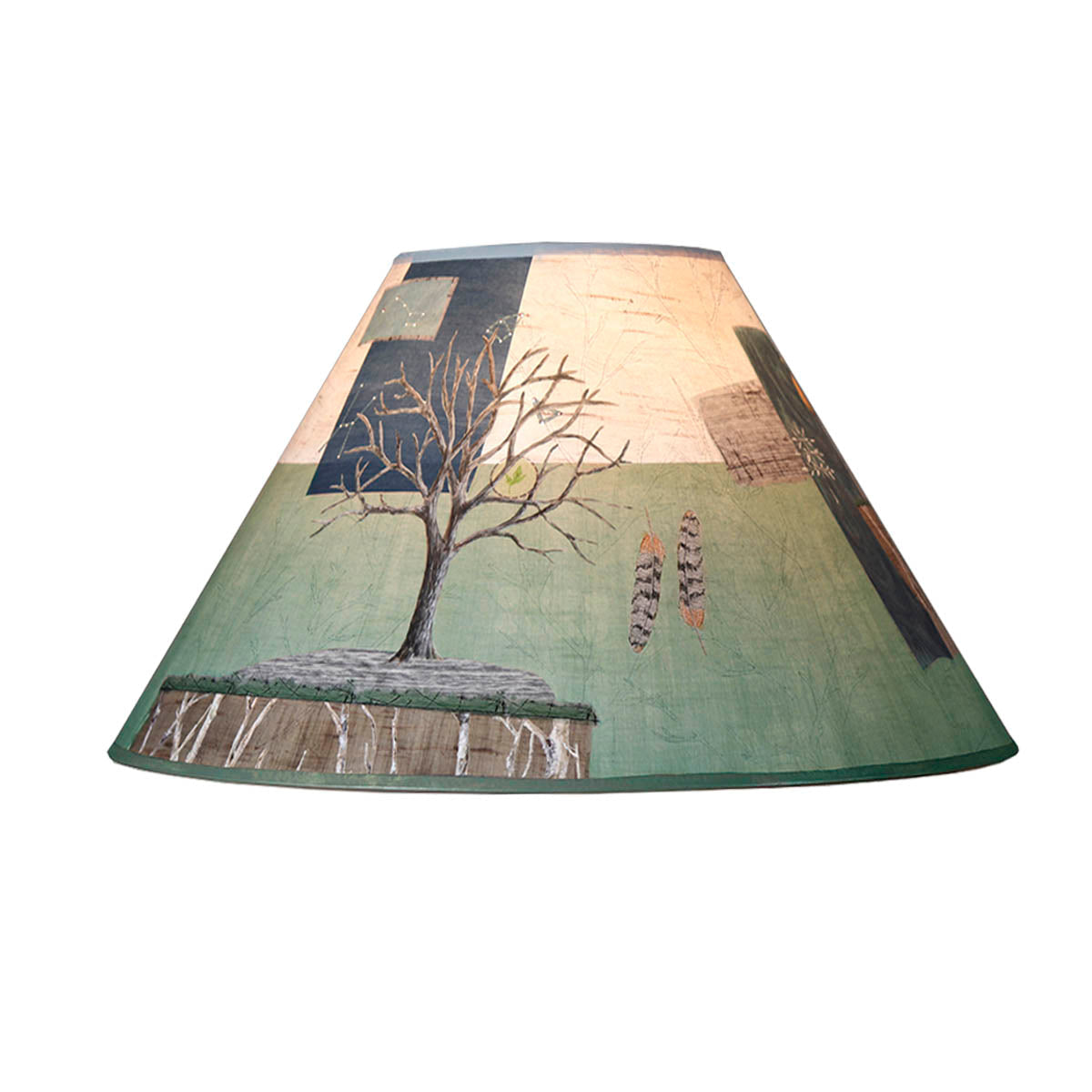 Medium Conical Lamp Shade in Wander in Field