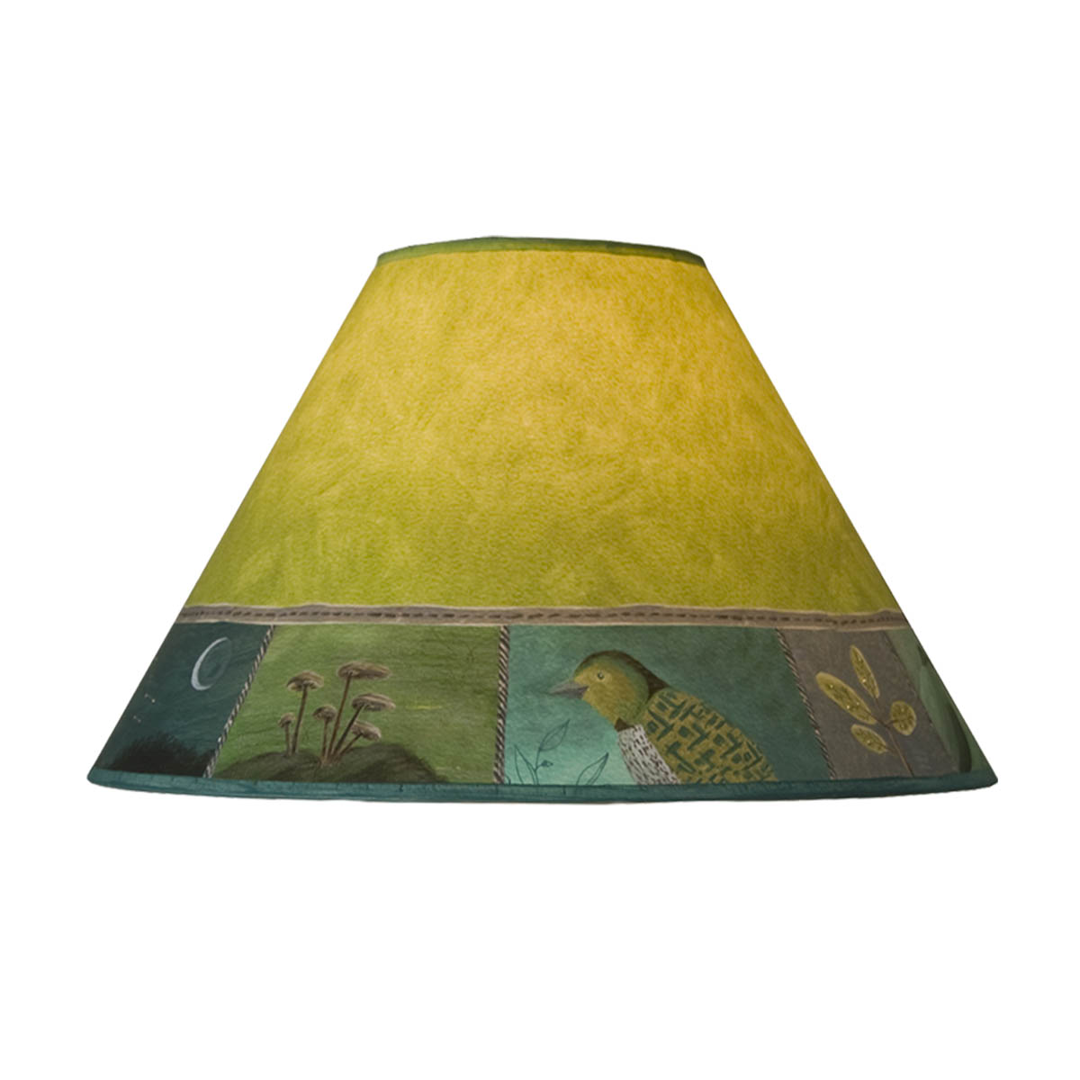 Janna Ugone & Co Lamp Shades Medium Conical Lamp Shade in Woodland Trails Leaf