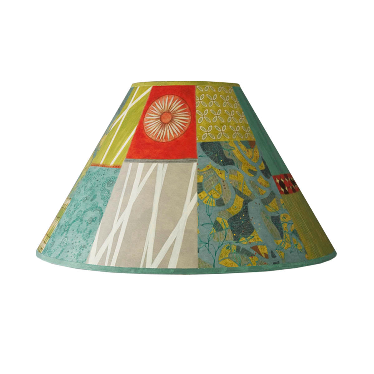 Janna Ugone & Co Lamp Shades Medium Conical Lamp Shade in Zest