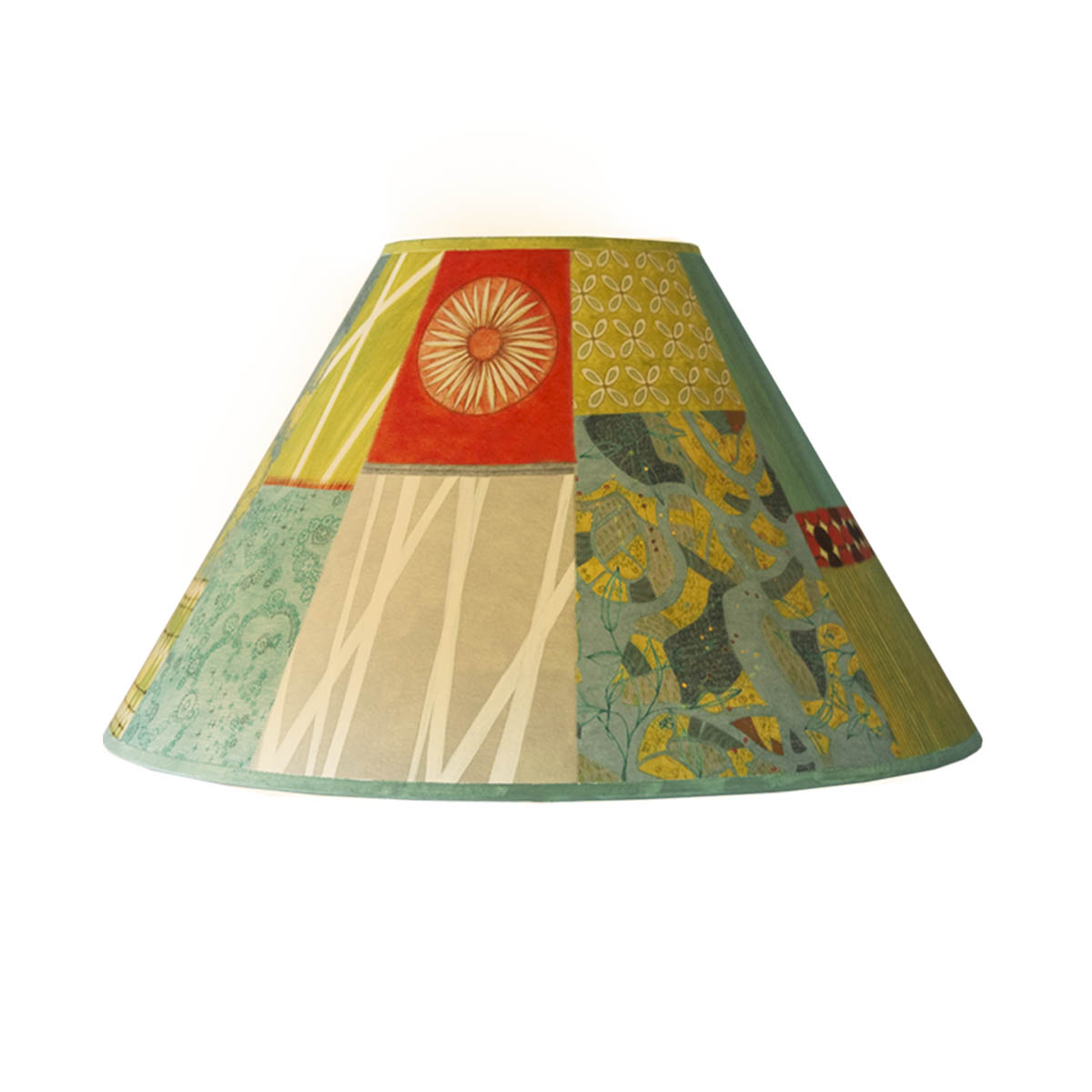 Janna Ugone & Co Lamp Shades Medium Conical Lamp Shade in Zest