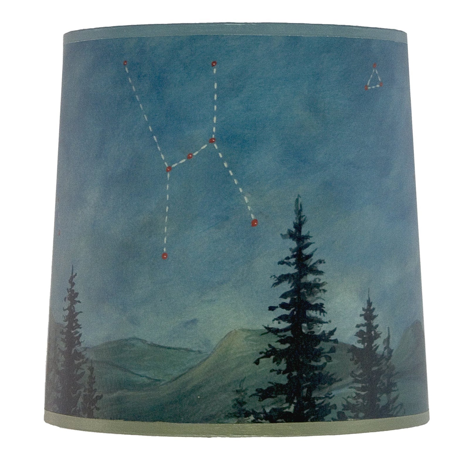 Janna Ugone & Co Lamp Shades Medium Drum Lamp Shade in Midnight Sky