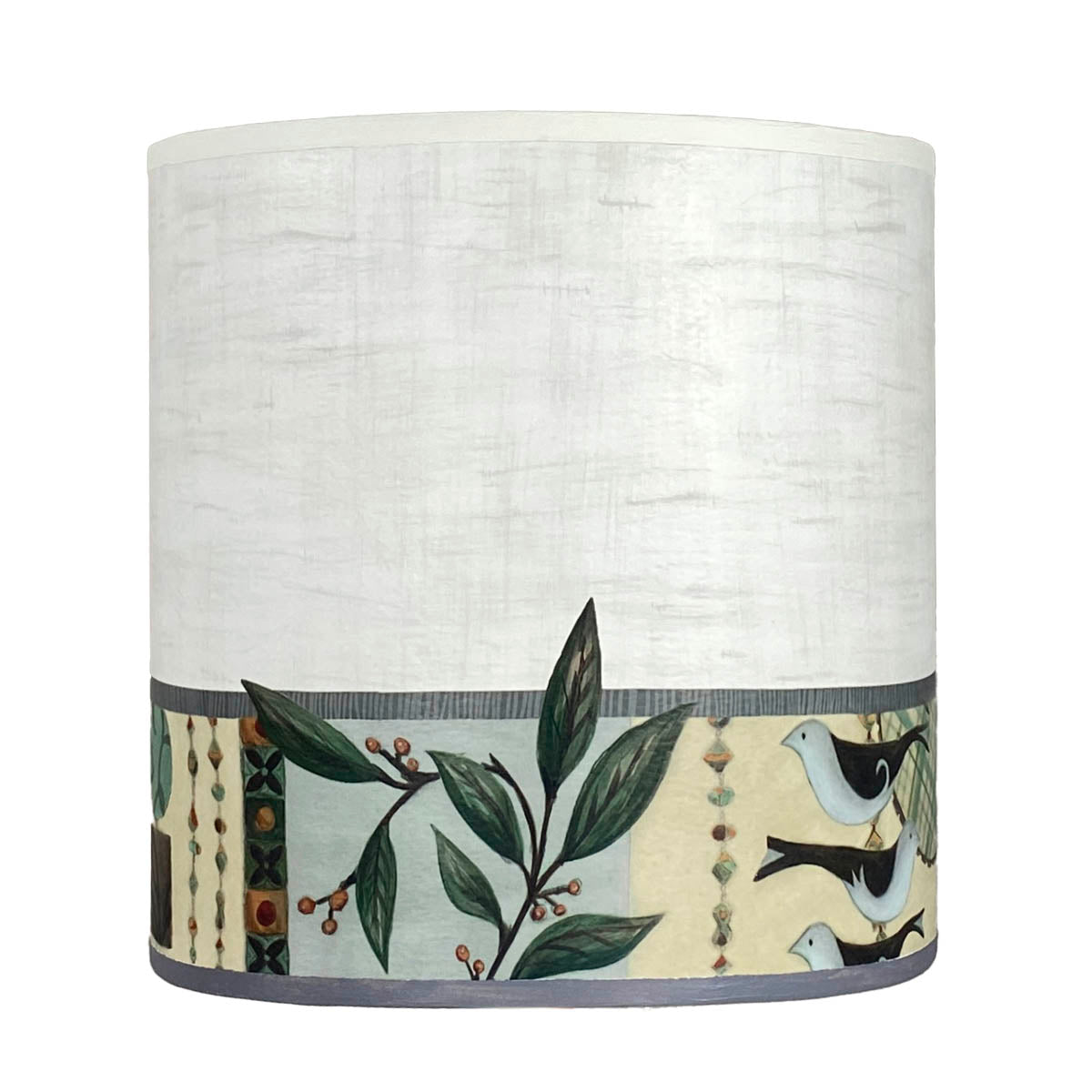 Janna Ugone & Co Lamp Shades Medium Drum Lamp Shade in New Capri Opal