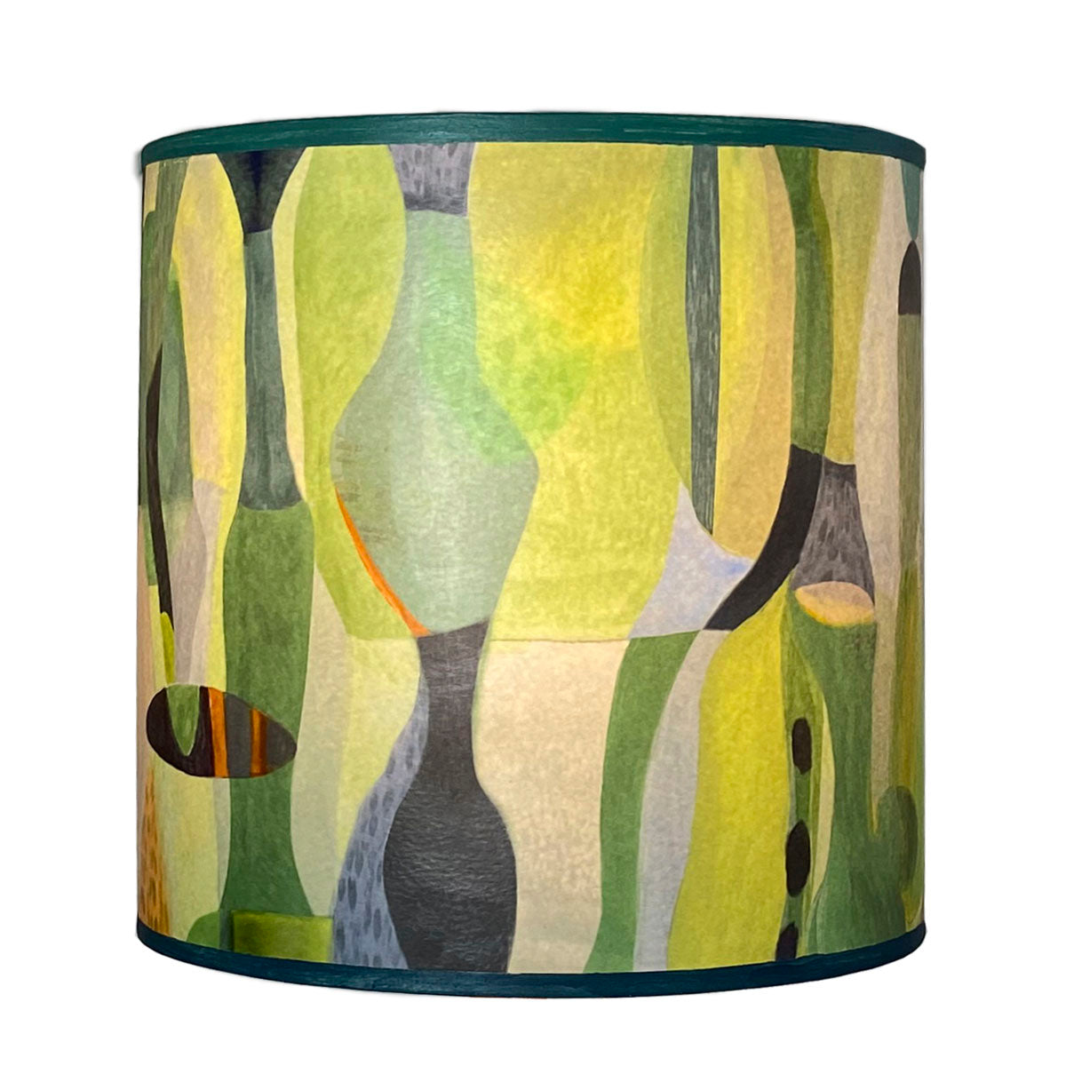 Janna Ugone & Co Lamp Shades Medium Drum Lamp Shade in Riviera in Citrus