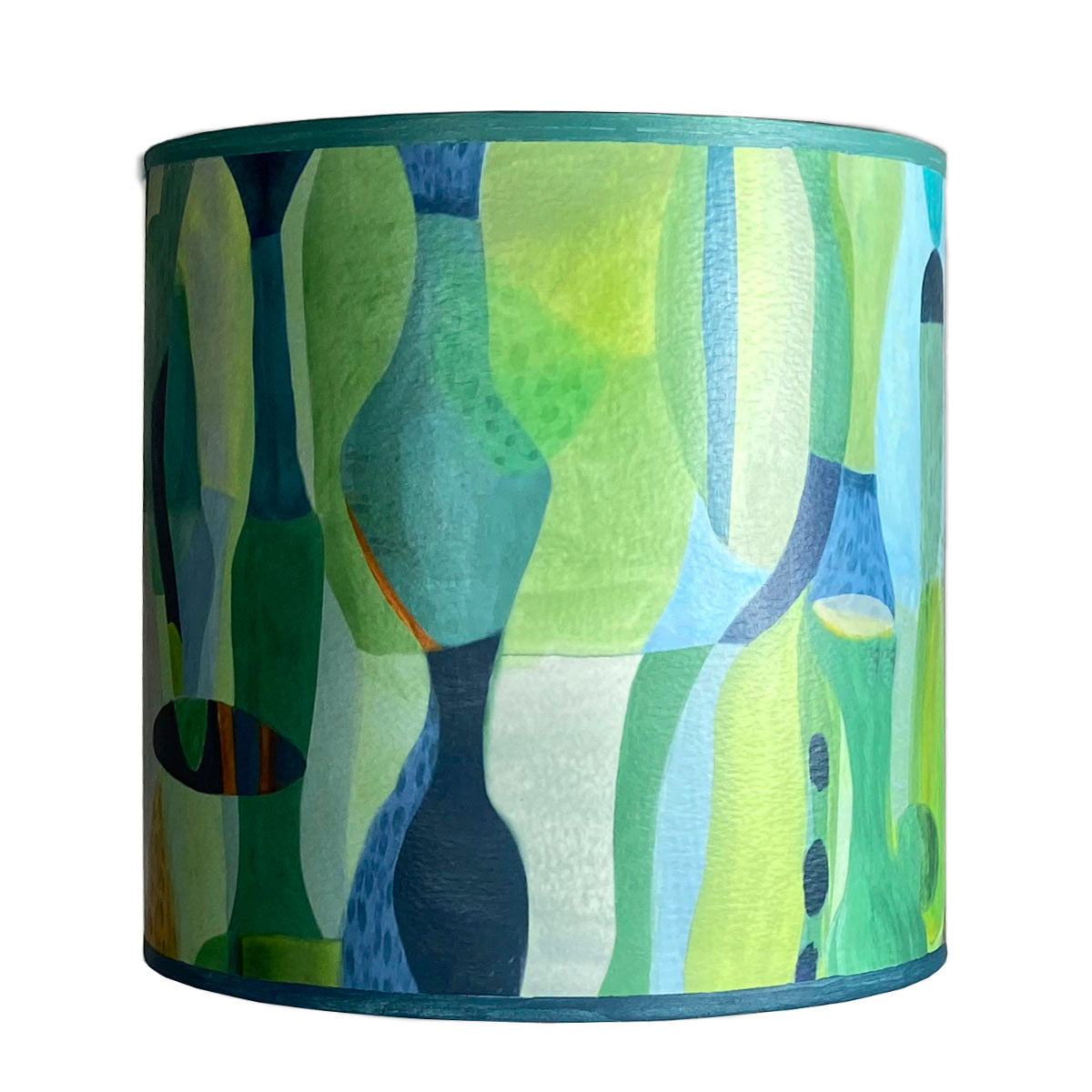 Janna Ugone & Co Lamp Shades Medium Drum Lamp Shade in Riviera in Citrus