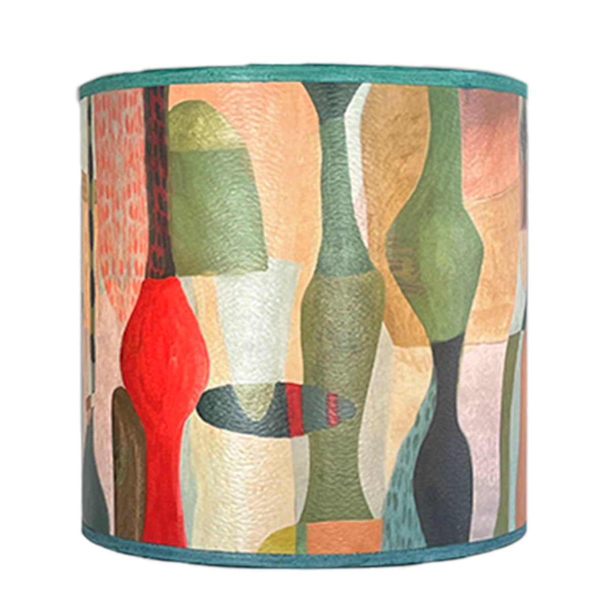 Janna Ugone & Co Lamp Shades Medium Drum Lamp Shade in Riviera in Poppy