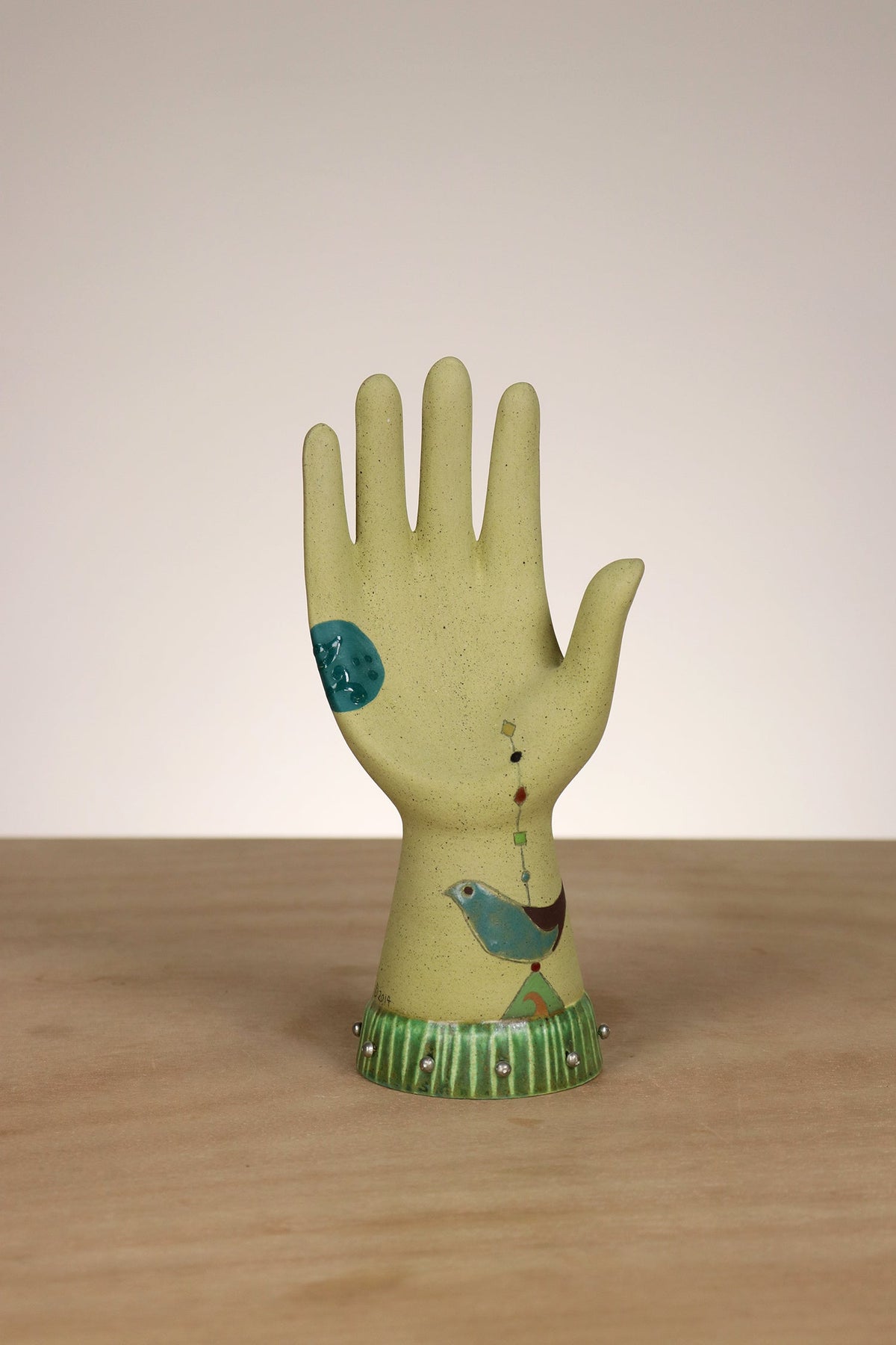 Janna Ugone &amp; Co Small Ceramic Hand in New Capri in Citron