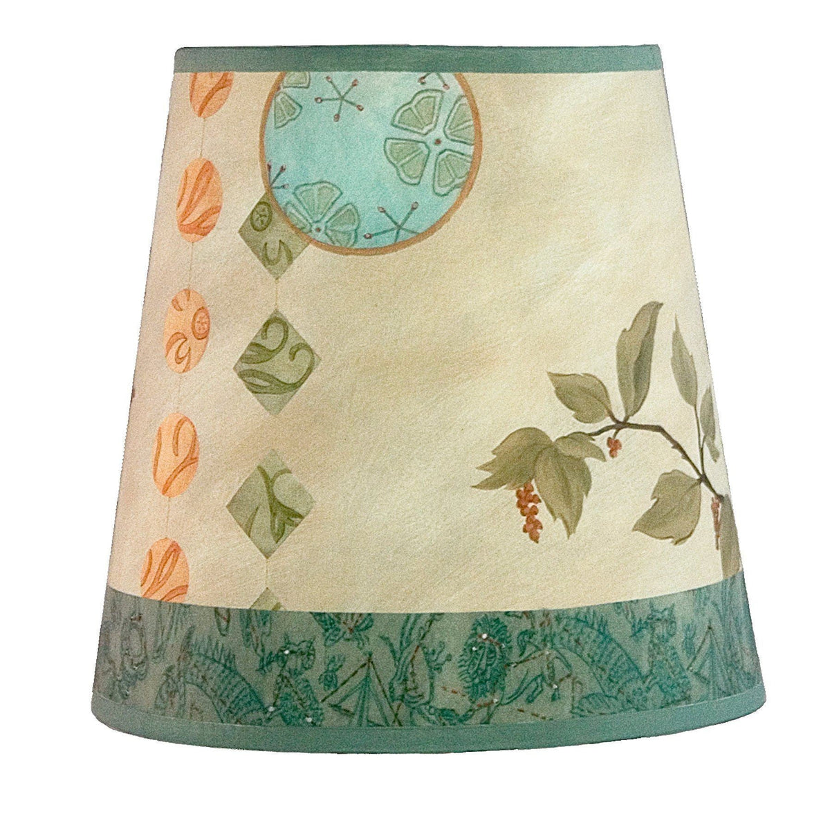 Janna Ugone &amp; Co Lamp Shades Small Drum Lamp Shade in Celestial Leaf