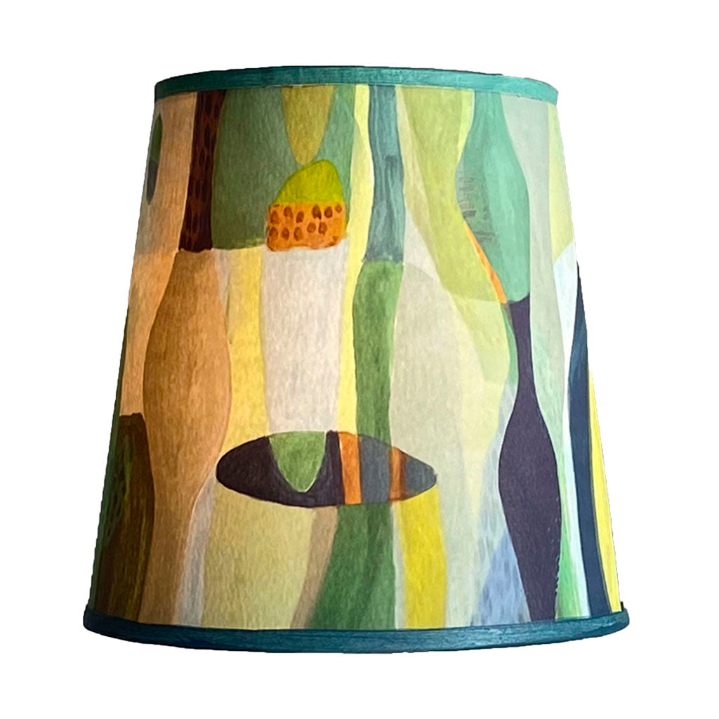 Small Drum Lamp Shade in Riviera in Citrus - Janna Ugone & Co