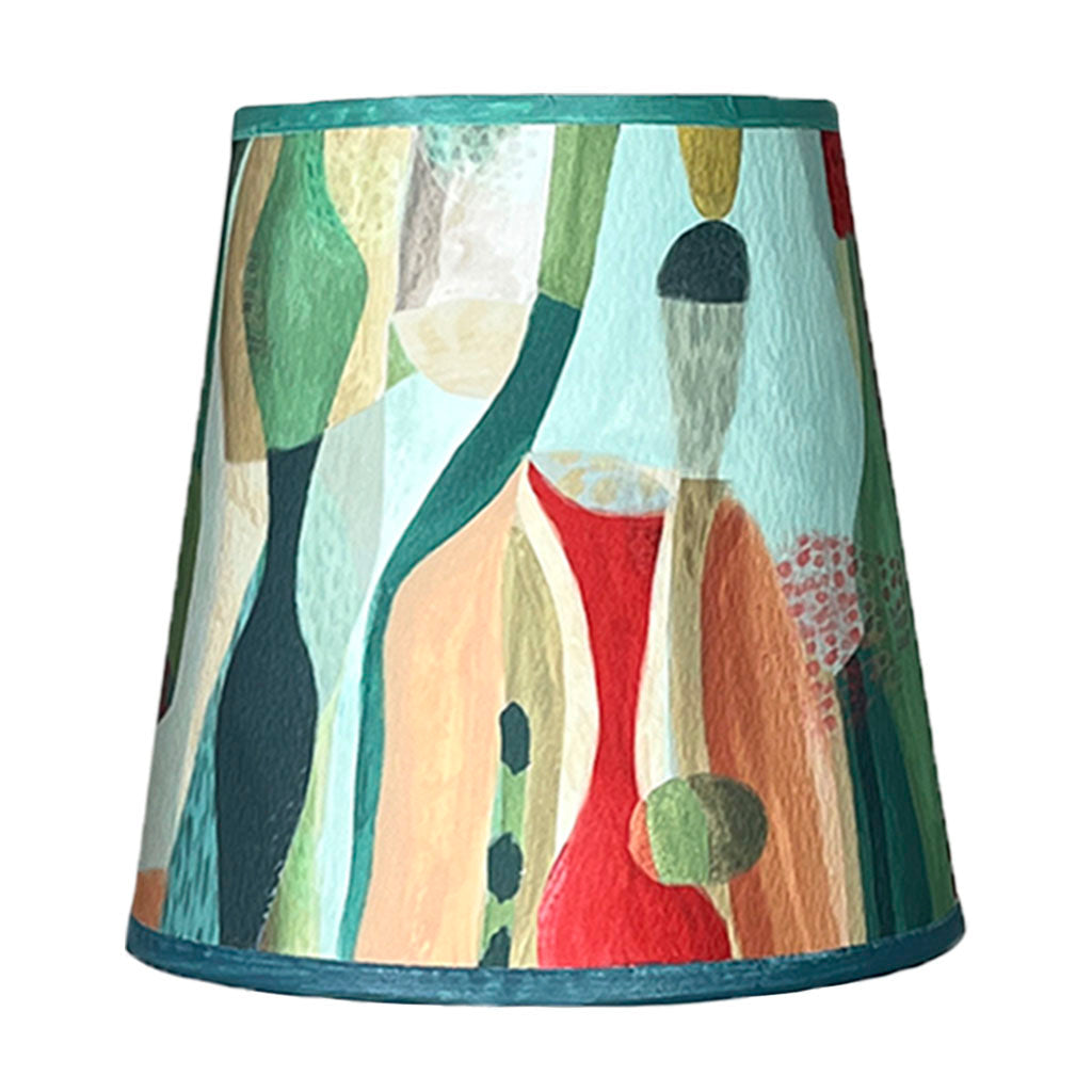Small Drum Lamp Shade in Riviera in Poppy