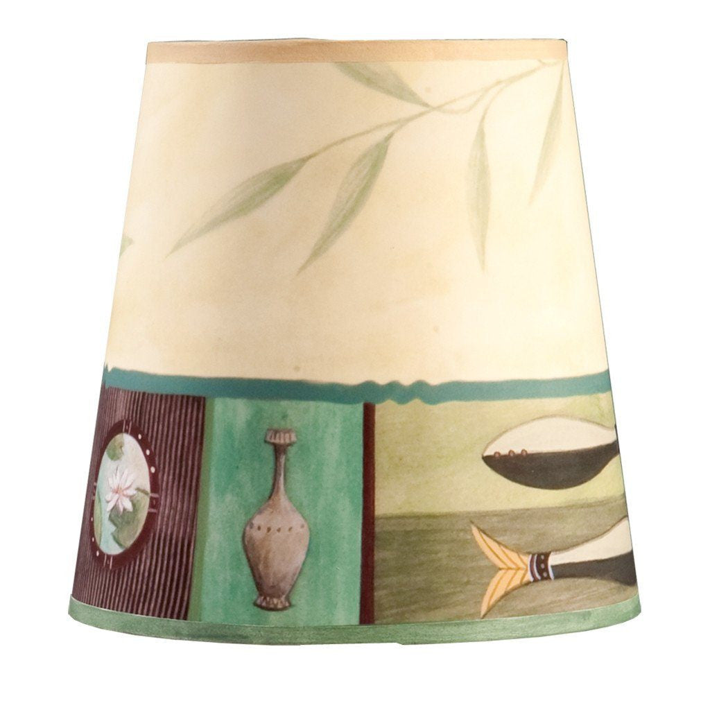 Twin Fish in Celery Accent Drum Lamp Shade