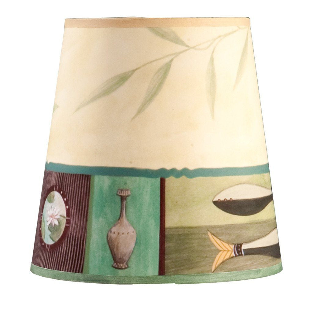 Twin Fish in Celery Accent Drum Lamp Shade